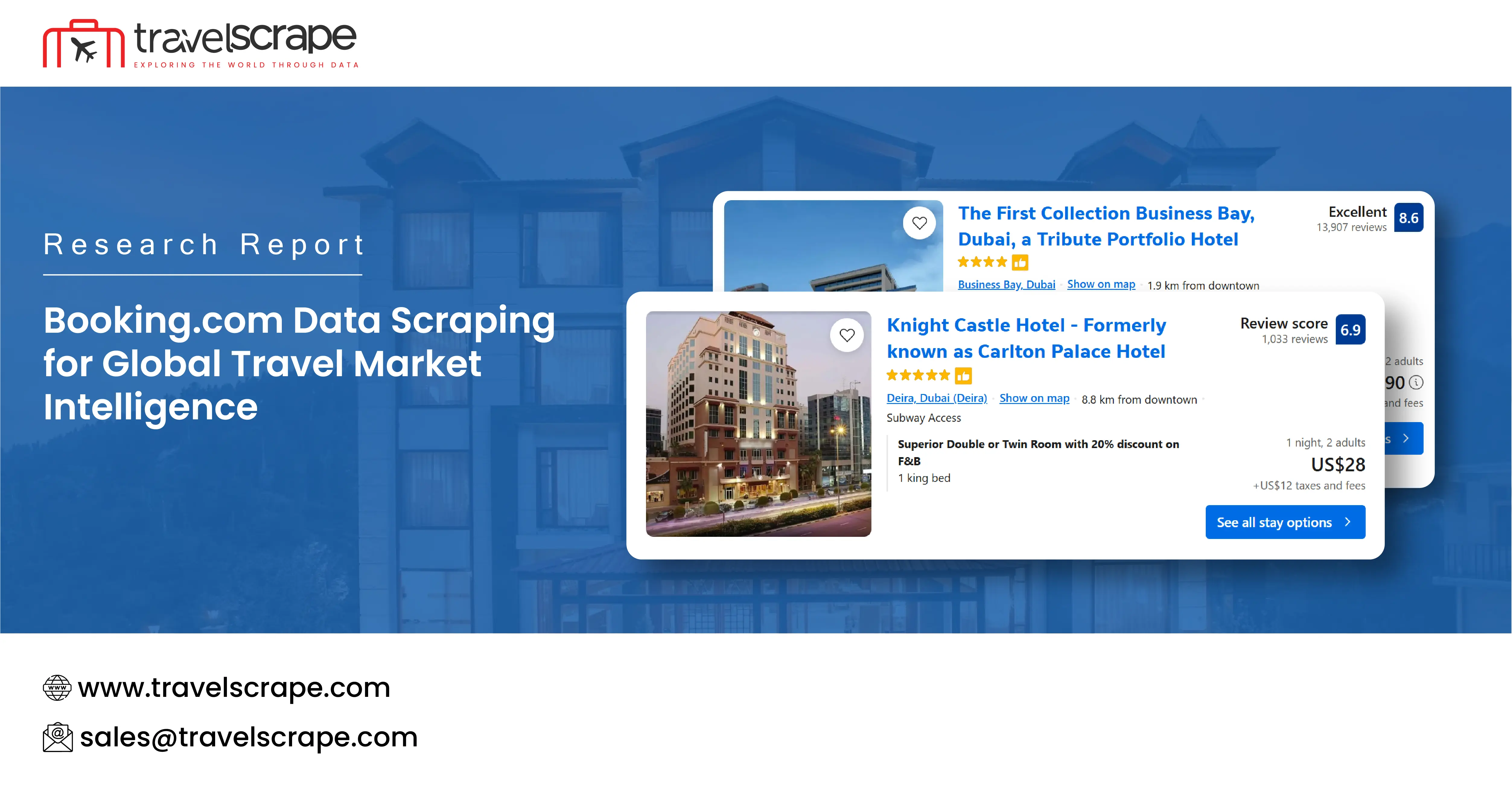 Booking.com Data Scraping for Travel Market Intelligence